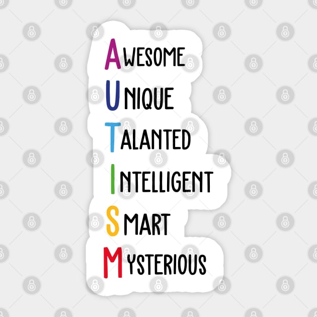 Autism Awareness SPED Special Education Teacher educators gift Sticker by MrTeee